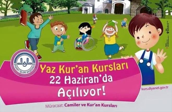 Yaz Kur´an Kursları başlıyor