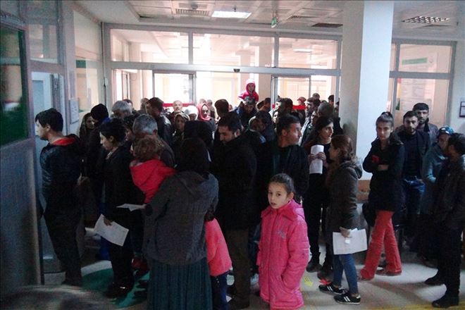 Havalar soğuyunca hastanenin acil servisi dolup taştı