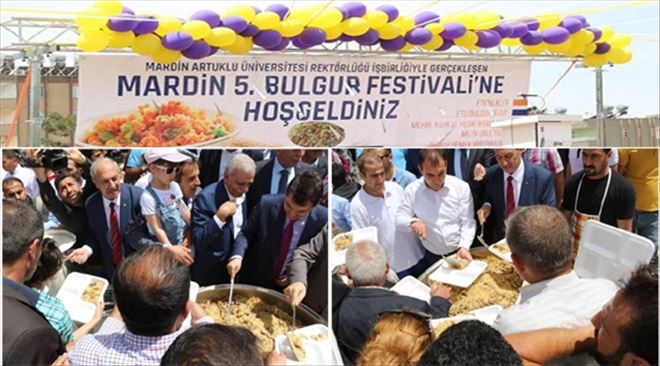 5. Geleneksel Bulgur Pilavı Festivaline yoğun ilgi  