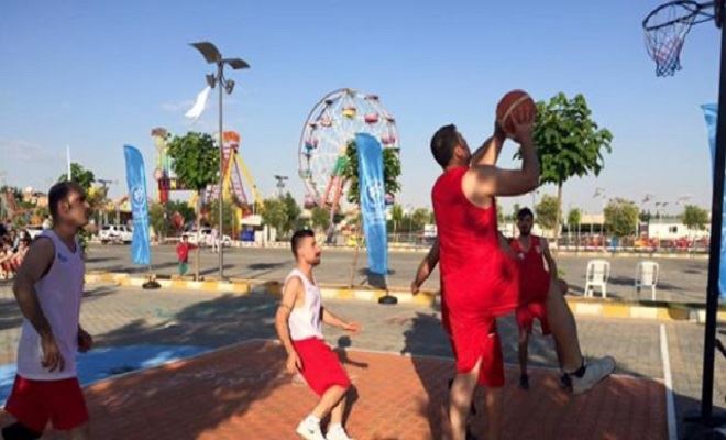 Mardin´de 3x3 Basketbol Müsabakaları Nefes Kesti