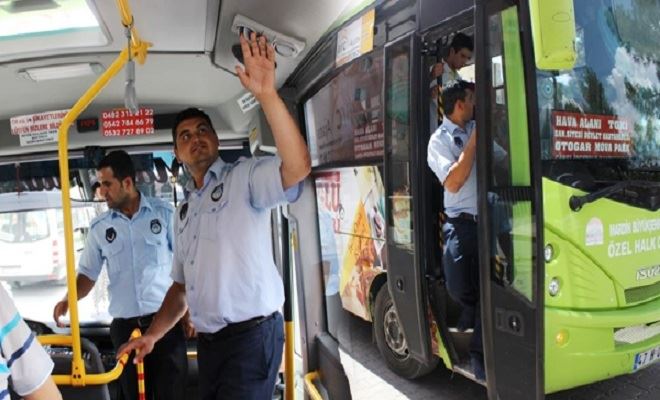 Zabıta ekipleri halk otobüslerinde klima denetimi yaptı