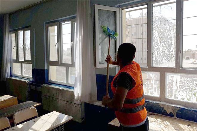 Kızıltepe´deki okullarda temizlik