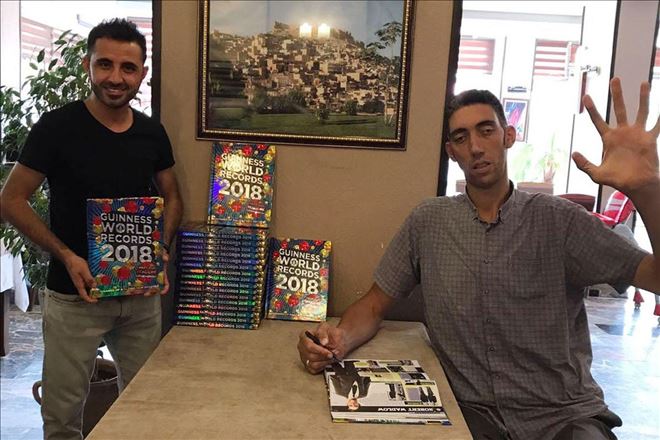Mardinli Kösen Guinness Rekorlar Kitabı´na imza attı