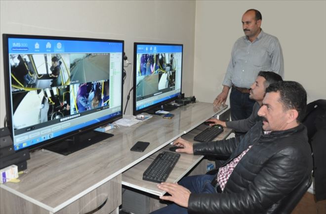 Kzıltepe´de Halk Otobüsleri Kameralı Takipte   