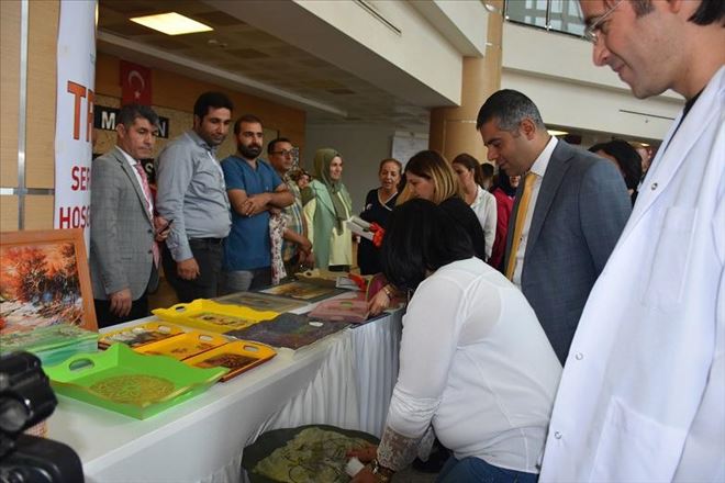 PSİKİYATRİ HASTALARI HÜNERLERİNİ SERGİLEDİ