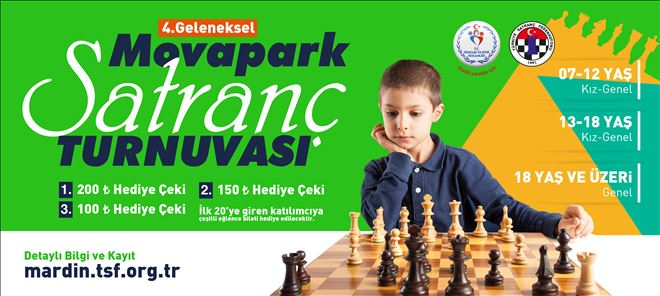 4. geleneksel Movapark stantranç turnuvası başladı