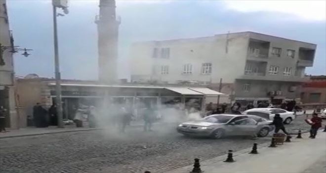 LPD´Lİ ARAÇ KORKUTTU