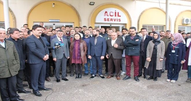Midyat´ta doktora şiddete tepki