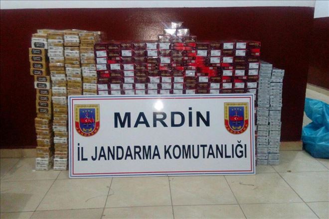 Mardin´de sigara kaçakçılarına operasyon