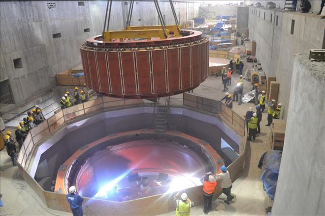 Ilısu Barajı´nda son Rotor da yerine indirildi