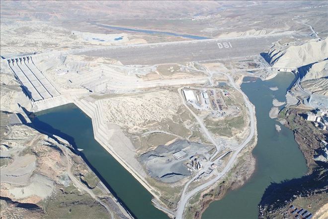 Ilısu Barajı´nda su tutma işlemlerine başlandı