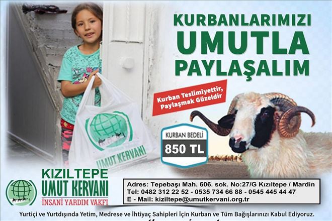 Kızıltepe Umut Kervanından ?kurban bağışı? çağrısı