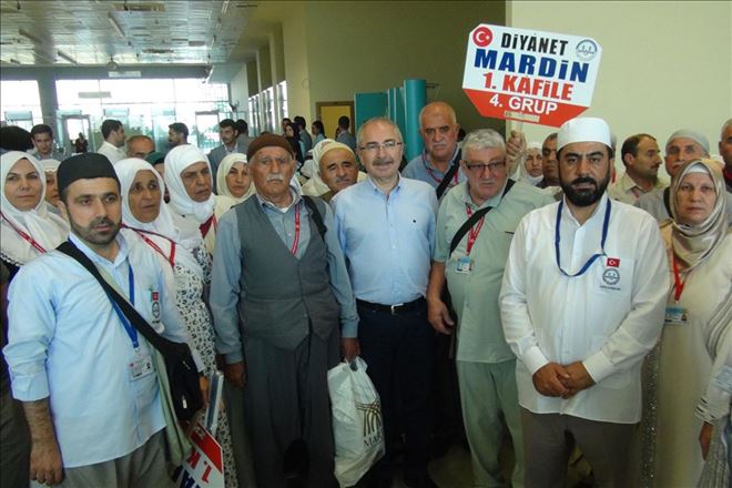 Mardinli hacı adayları dualarla uğurlandı