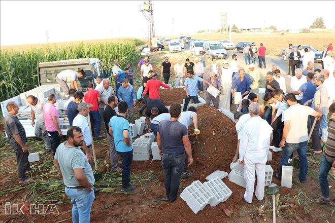 Taşlıca´da şehit olanlar toprağa verildi