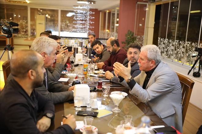 Başkan Tutaşı basın emekçileriyle bir araya geldi