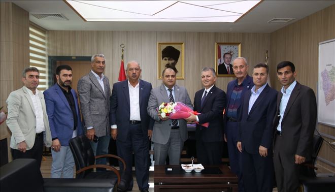 MTDF Yönetimi Mardin İl Emniyet Müdürü Hakan Çetinkaya´yı ziyaret etti.