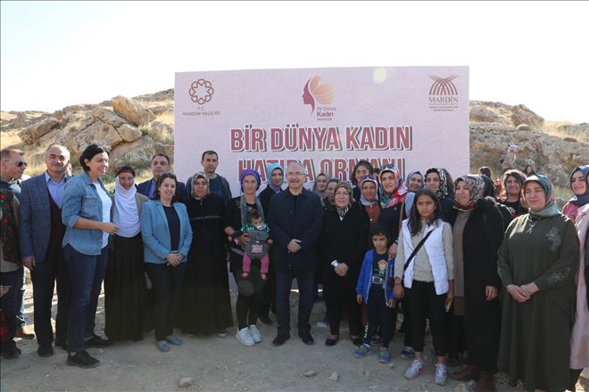 Bir Dünya Kadın Hatıra Ormanı oluşturuldu