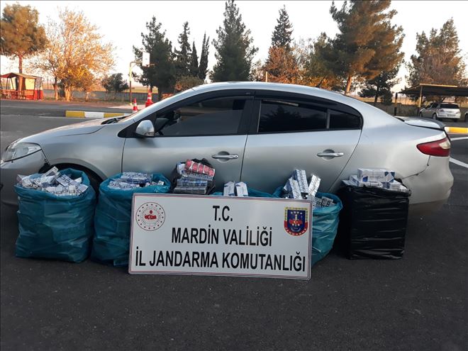Mardin 5 bin paket kaçak sigara ele geçirildi