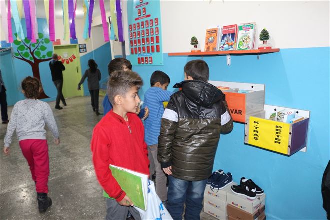 Mezopotamya İlkokulu´nda ?askıda iyilik´ uygulaması