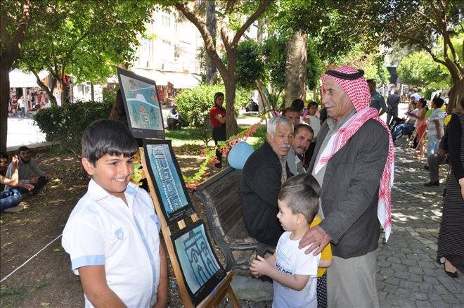 Türkiye´nin 7 bölgesini anlatan resimler Kızıltepe´de sergilendi