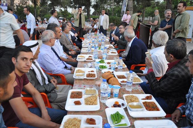 Kaymakam Yüzer´den şehit ve gazi yakınlarına iftar yemeği