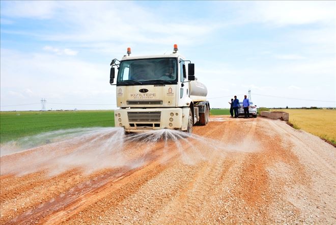  80 kilometrelik yolunun reklaj ve düzeltilmesi yapıldı