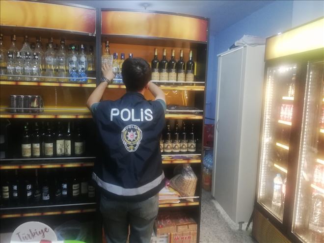 Alkol satışı yapan iş yerlerine denetim