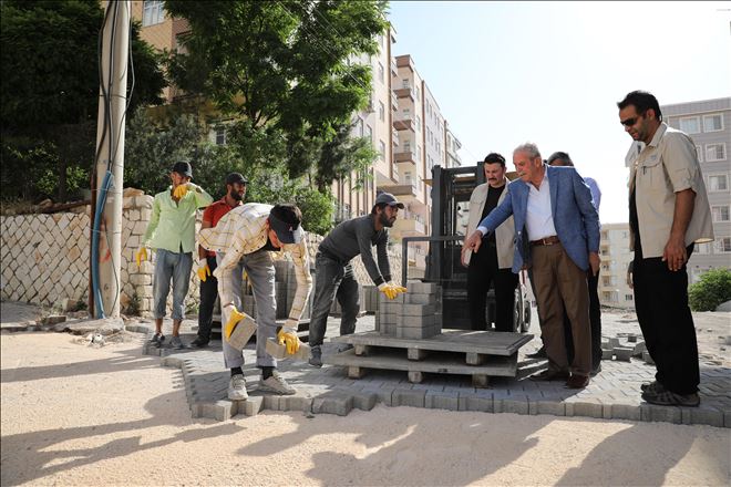 4 ayda 80 bin metrekare parke yol çalışması