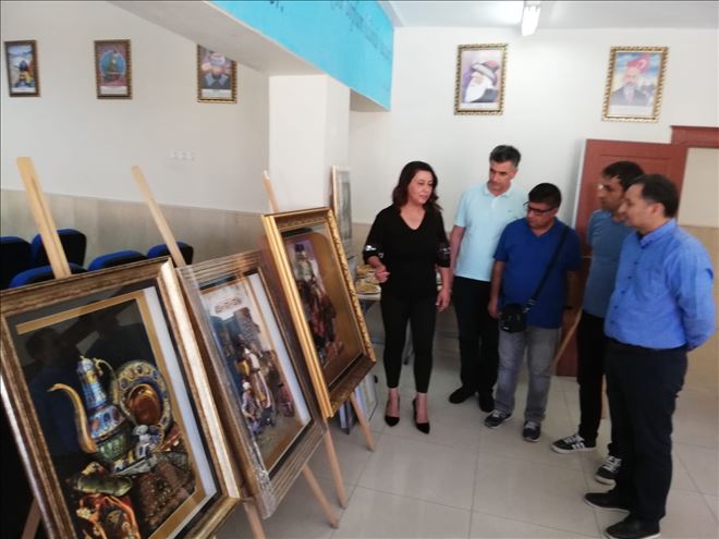 Kızıltepe´de kadınlar ilk defa üç boyutlu kağıt rölyef kursuna katıldı