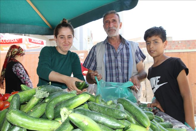 Pazara kadın eli değdi