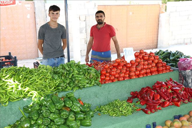 Semt pazarında ürün bolluğu fiyatlara yansıdı