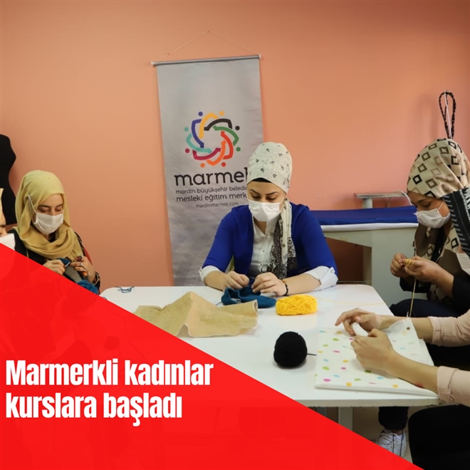 MARMEK´te kurslar tedbirlere uygun şekilde başladı
