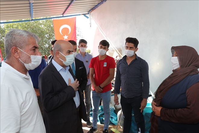 Vali Demirtaş´tan şehit ailesine taziye ziyareti