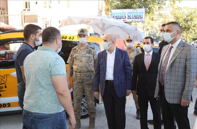Mardin´de koronavirüs denetimleri devam ediyor