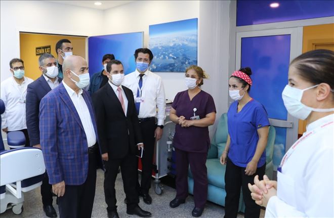 Vali Demirtaş´tan sağlık çalışanlarına moral ziyareti