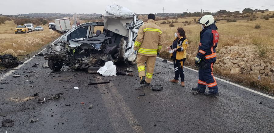 Mardin’de trafik kazası: 1 ölü, 1 yaralı