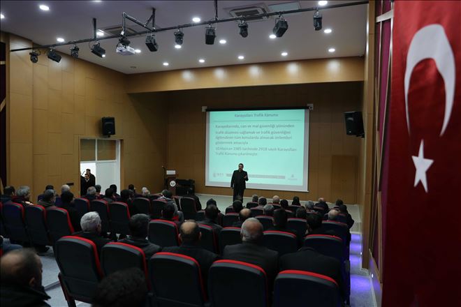 Toplu taşımada çalışan sürücülere meslek eğitimi verildi