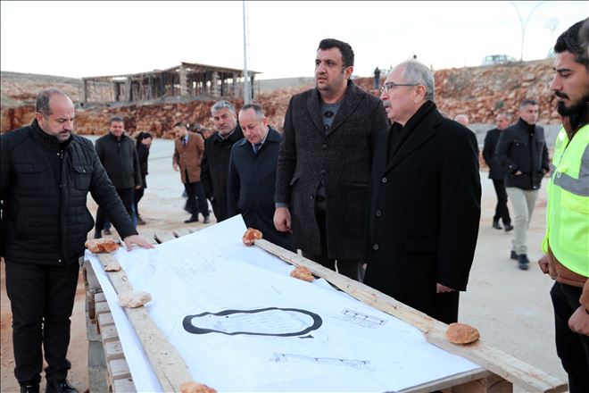 Vali Yaman, çalışmaları denetledi