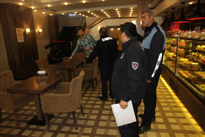 Zabıta ekipleri umuma açık yerleri denetledi
