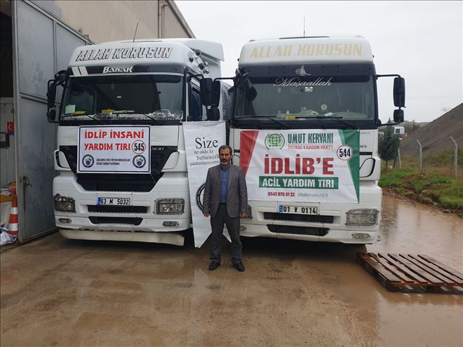 Mardin STK Platformu´nun son yardımları da İdlib´e ulaştırıldı
