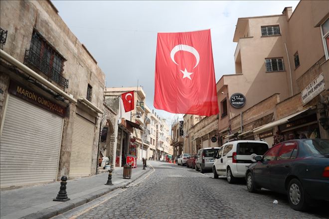 Mardin tedbir kurallarına uyarak dışarı çıkmıyor
