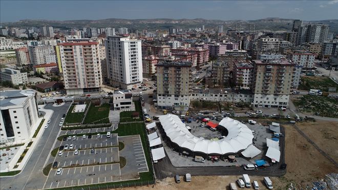 Kapalı semt pazarı hizmete girdi