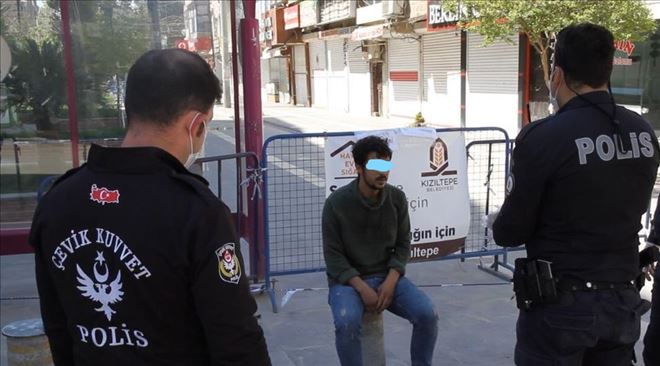 Kızıltepe´de yasağı delenlere ceza yağdı