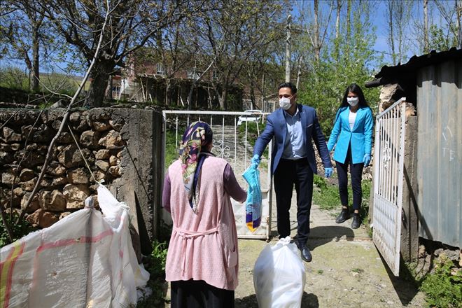 Büyükşehir Belediyesinden temizlik ve hijyen malzemeleri dağıtımı