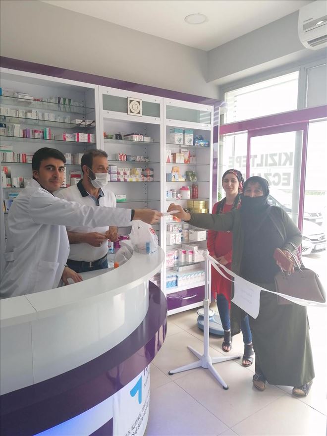 Kızıltepe´de ücretsiz maskelerin dağıtımı başladı