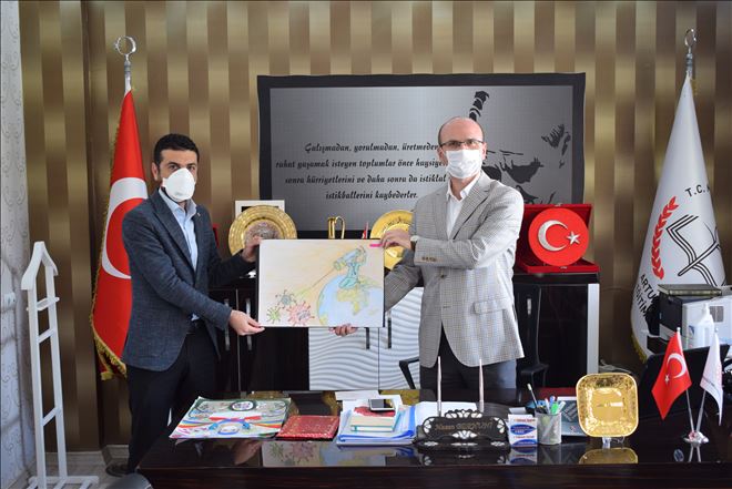 Artuklu´da sağlık çalışanları için resim yarışması düzenlendi