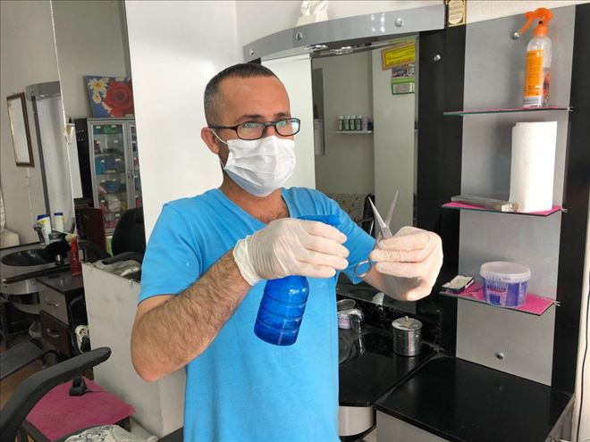 Kızıltepe´de açılışa gün sayan berberler hazırlıklara başladı