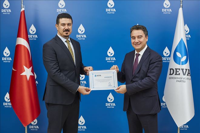 DEVA Partisi Mardin Kurucu İl Başkanı Aydoğan´dan ilk açıklama