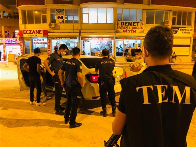 Kızıltepe´de 500 polisle maske ve asayiş uygulaması