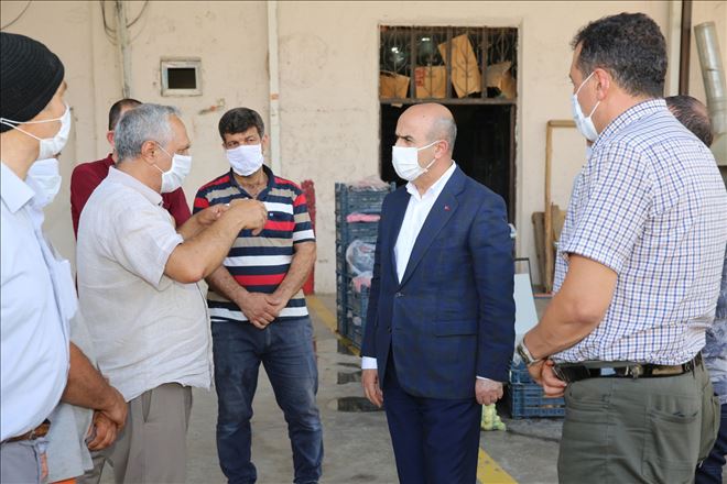 Vali Demirtaş, sahada incelemelerini sürdürüyor
